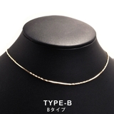 ゴールドデザインチェーンネックレス シルエット メタル | FACION | 詳細画像3 