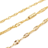 ゴールドデザインチェーンブレスレット 華奢 スリム | FACION | 詳細画像7 