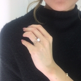 ストーン＆パールフォークリング 指輪 フリーサイズ | FACION | 詳細画像5 