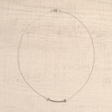 スマイルカーブラインメタルネックレス T T字 | FACION | 詳細画像2 