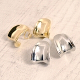 曲線メタルフォルムノンホールピアス イヤリング ノンホール | FACION | 詳細画像1