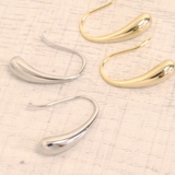 ドロップフォルムメタルフックピアス シルバー ゴールド | FACION | 詳細画像1