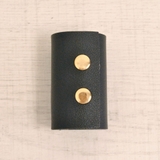 ブラック | レザーロールポニーフック ヘアフックヘアカフスヘアアクセサリートレンドアレンジ | FACION