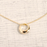 ゴールド | ムーンプランプメタルネックレス プチペンダント月シンプル定番ペンダント人気トレン… | FACION