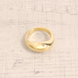 ゴールド | プランプメタルピンキーリング 指輪5号小指ボリューム艶ニュアンスゴールドシルバー… | FACION