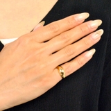 プランプメタルピンキーリング 指輪5号小指ボリューム艶ニュアンスゴールドシルバー… | FACION | 詳細画像6 