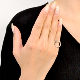 オープンニュアンスメタル 指輪変形デザイン個性的ピンキー | FACION | 詳細画像7 