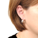 プランプドロップメタルイヤリング 軟骨ピアスノンホールピアスチャンキー | FACION | 詳細画像5