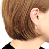 プランプドロップメタルイヤリング 軟骨ピアスノンホールピアスチャンキー | FACION | 詳細画像6