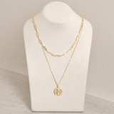 ゴールド | 英国コイン2連チェーンネックレス シルバーゴールド結婚式レディース | FACION