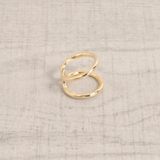 ブリッジメタルラインリング 指輪 シルバーゴールド2連ワイド | FACION | 詳細画像2 