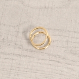 ブリッジメタルラインリング 指輪 シルバーゴールド2連ワイド | FACION | 詳細画像4 