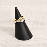 ウェーブニュアンスメタルリング 指輪 変形ゆがみシルバーゴールド | FACION | 詳細画像5