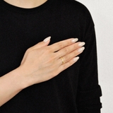 ウェーブニュアンスメタルリング 指輪 変形ゆがみシルバーゴールド | FACION | 詳細画像7