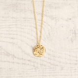 ゴールド | エンボス英国コインネックレス ペンダント メダルシルバーゴールド | FACION