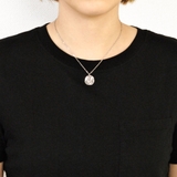 エンボス英国コインネックレス ペンダント メダルシルバーゴールド | FACION | 詳細画像6 