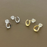 ミニ馬蹄ハーフストーンピアス ホースシュー U型 | FACION | 詳細画像1 