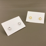 ミニ馬蹄ハーフストーンピアス ホースシュー U型 | FACION | 詳細画像4 