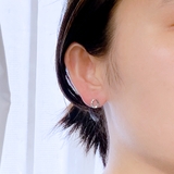 ミニ馬蹄ハーフストーンピアス ホースシュー U型 | FACION | 詳細画像5 