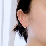 ミニ馬蹄ハーフストーンピアス ホースシュー U型 | FACION | 詳細画像6 