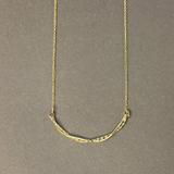 ゴールド | カーブツイストメタルネックレス スマイル ペンダント | FACION