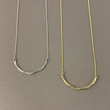 カーブツイストメタルネックレス スマイル ペンダント | FACION | 詳細画像3 