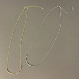 カーブツイストメタルネックレス スマイル ペンダント | FACION | 詳細画像4 