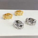 バンピークリップ式イヤリング 両耳用 大ぶり | FACION | 詳細画像1