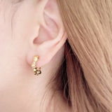 クラッシュメタルフープイヤリング イヤーカフ ノンホールピアス | FACION | 詳細画像9