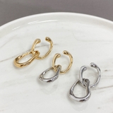 ニュアンスツインリングイヤーカフ 片耳用 軟骨ピアス | FACION | 詳細画像4 