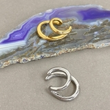 ミニ2連リングフープイヤーカフ 片耳用 軟骨ピアス | FACION | 詳細画像5