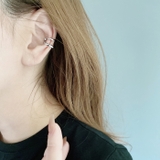 ミニ2連リングフープイヤーカフ 片耳用 軟骨ピアス | FACION | 詳細画像8