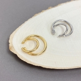レイヤードメタルリングフープイヤーカフ 片耳用 軟骨ピアス | FACION | 詳細画像2 