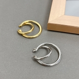 レイヤードメタルリングフープイヤーカフ 片耳用 軟骨ピアス | FACION | 詳細画像5 