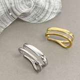 ダブルラインメタルイヤーカフ 片耳用 軟骨ピアス | FACION | 詳細画像4