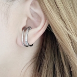 ダブルラインメタルイヤーカフ 片耳用 軟骨ピアス | FACION | 詳細画像6