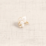 バブル | 片耳用 クリップ式パールイヤーカフ 軟骨ピアスイヤリングゴールド | FACION