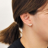 片耳用 クリップ式パールイヤーカフ 軟骨ピアスイヤリングゴールド | FACION | 詳細画像6 