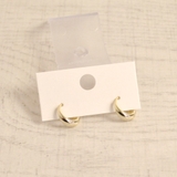 ゴールド | メタルドロップミニフープ開閉式ワンタッチピアス プチプラシルバーゴールド | FACION