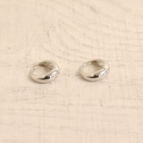 メタルドロップミニフープ開閉式ワンタッチピアス プチプラシルバーゴールド | FACION | 詳細画像2