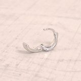 ツイスト2連フープワンタッチピアス プチプラ開閉式シルバーゴールド | FACION | 詳細画像3 