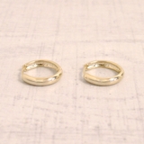 ゴールド | スリムリングフープワンタッチピアス開閉式プチプラメタルシルバーゴールド | FACION