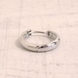 スリムリングフープワンタッチピアス開閉式プチプラメタルシルバーゴールド | FACION | 詳細画像4 