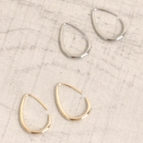 ミニドロップメタルフープピアス プチプラシルバーゴールドインスタ | FACION | 詳細画像1 