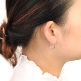 ミニドロップメタルフープピアス プチプラシルバーゴールドインスタ | FACION | 詳細画像3 