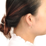 ミニドロップメタルフープピアス プチプラシルバーゴールドインスタ | FACION | 詳細画像4 