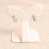 パヴェストーンフープワンタッチピアス 開閉式 シルバー | FACION | 詳細画像7