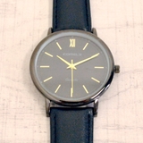 ブラック／ラージ | クラシックモデルレザーウォッチ 腕時計メンズレディース大きめ | FACION