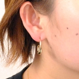 ドロップメタルフープピアス カーブ インパクト | FACION | 詳細画像8