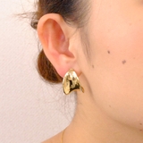 曲線メタルフォルムノンホールピアス イヤリング ノンホール | FACION | 詳細画像7